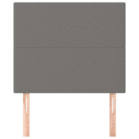 Vidaxl hoofdbord donkergrijs 80x5x118 128 cm stof