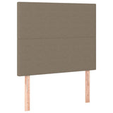 Vidaxl hoofdbord taupe 80x5x118 128 cm stof