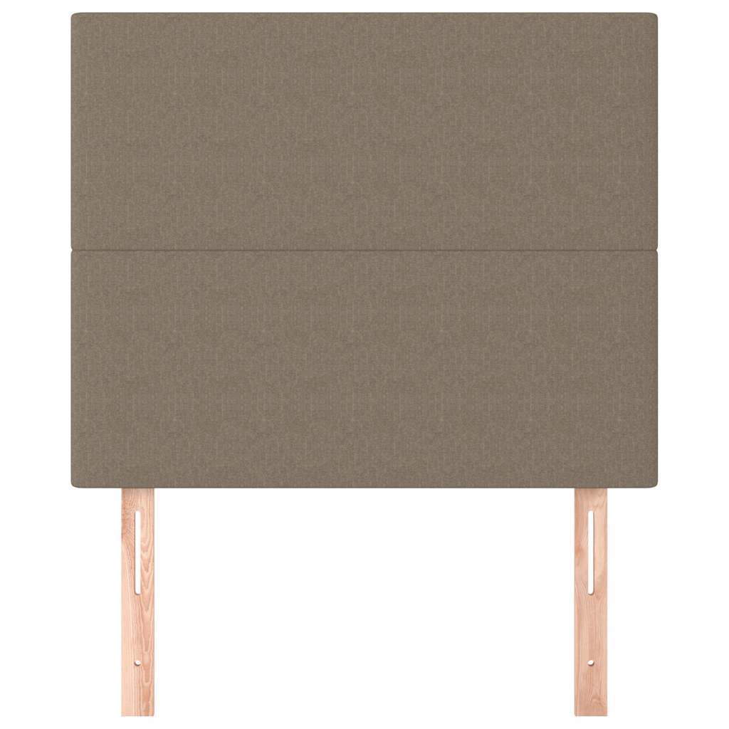 Vidaxl hoofdbord taupe 80x5x118 128 cm stof
