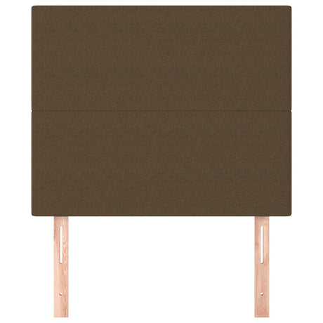 Vidaxl hoofdbord donkerbruin 100x5x118 128 cm stof