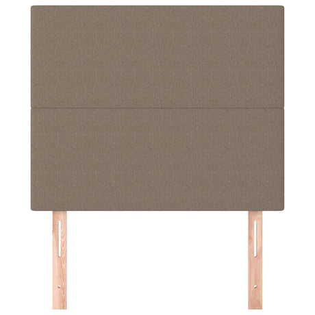 Vidaxl hoofdbord taupe 100x5x118 128 cm stof