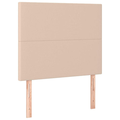 Vidaxl hoofdbord cappuccino 80x5x118 128 cm kunstleer