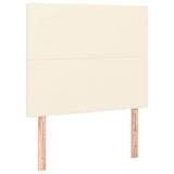 Vidaxl hoofdbord crème 90x5x118 128 cm kunstleer