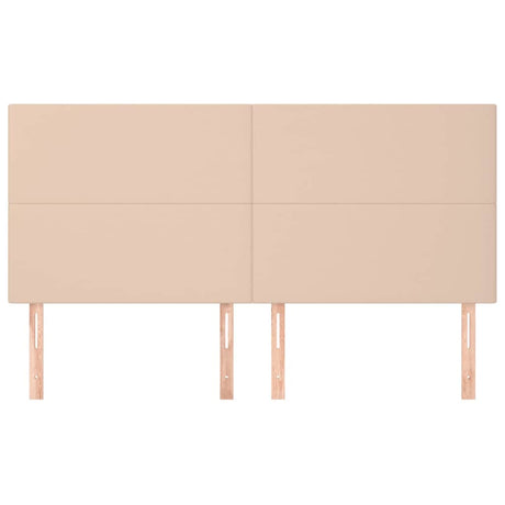 Vidaxl hoofdbord cappuccino 200x5x118 128 cm kunstleer