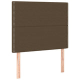 Vidaxl hoofdbord donkerbruin 90x5x118 128 cm stof
