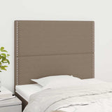 Vidaxl hoofdbord taupe 90x5x118 128 cm stof