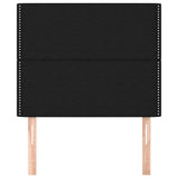 Vidaxl hoofdbord zwart 100x5x118 128 cm stof