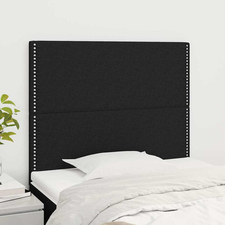 Vidaxl hoofdbord zwart 100x5x118 128 cm stof