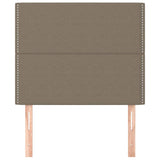 Vidaxl hoofdbord taupe 100x5x118 128 cm stof