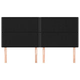 Vidaxl hoofdbord zwart 180x5x118 128 cm stof