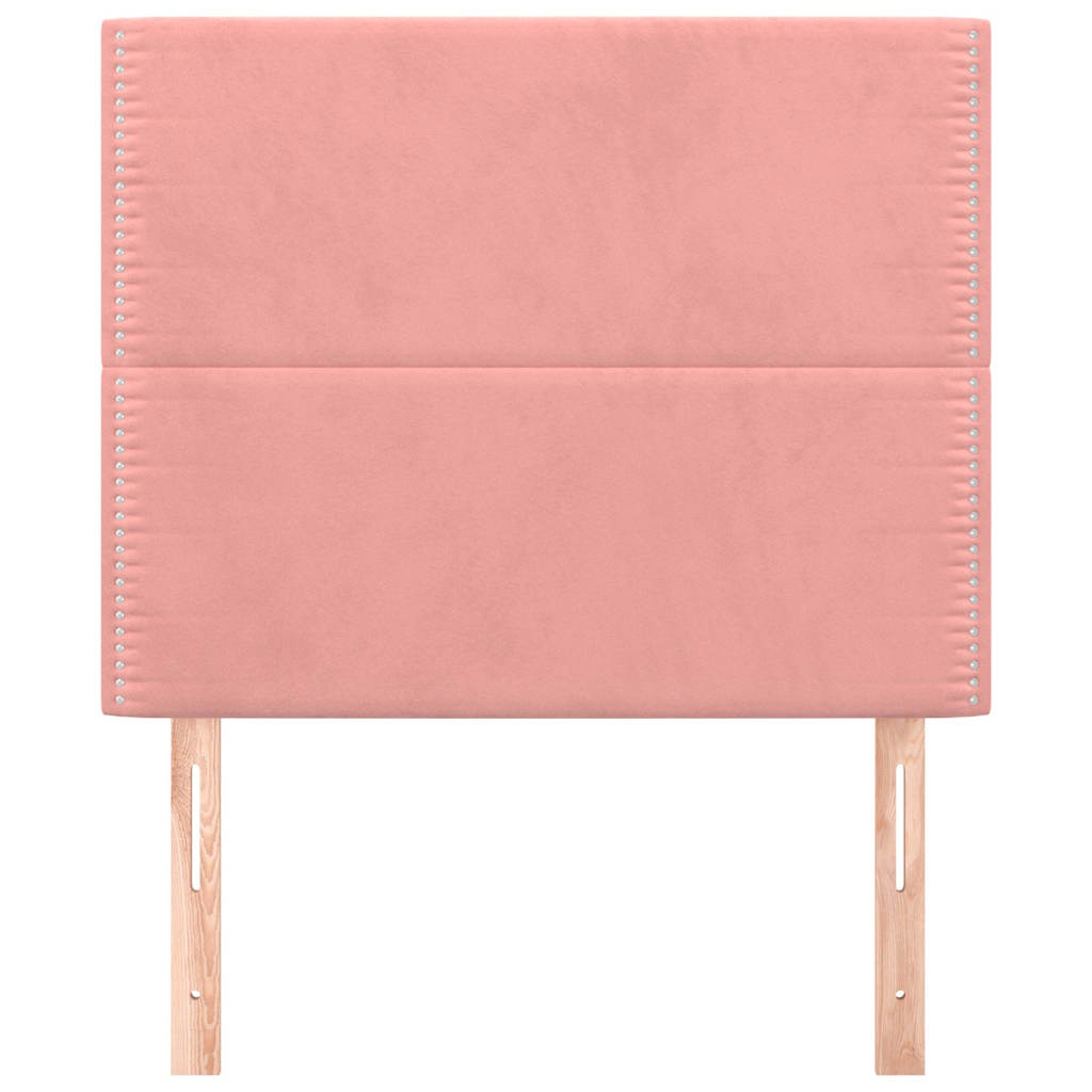 Vidaxl hoofdbord roze 80x5x118 128 cm fluweel