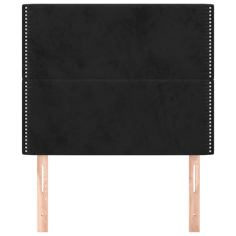 Vidaxl hoofdbord zwart 100x5x118 128 cm fluweel