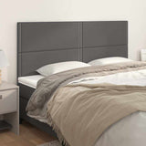 Vidaxl hoofdbord grijs 180x5x118 128 cm kunstleer