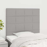 Vidaxl hoofdbord lichtgrijs 100x5x118 128 cm stof