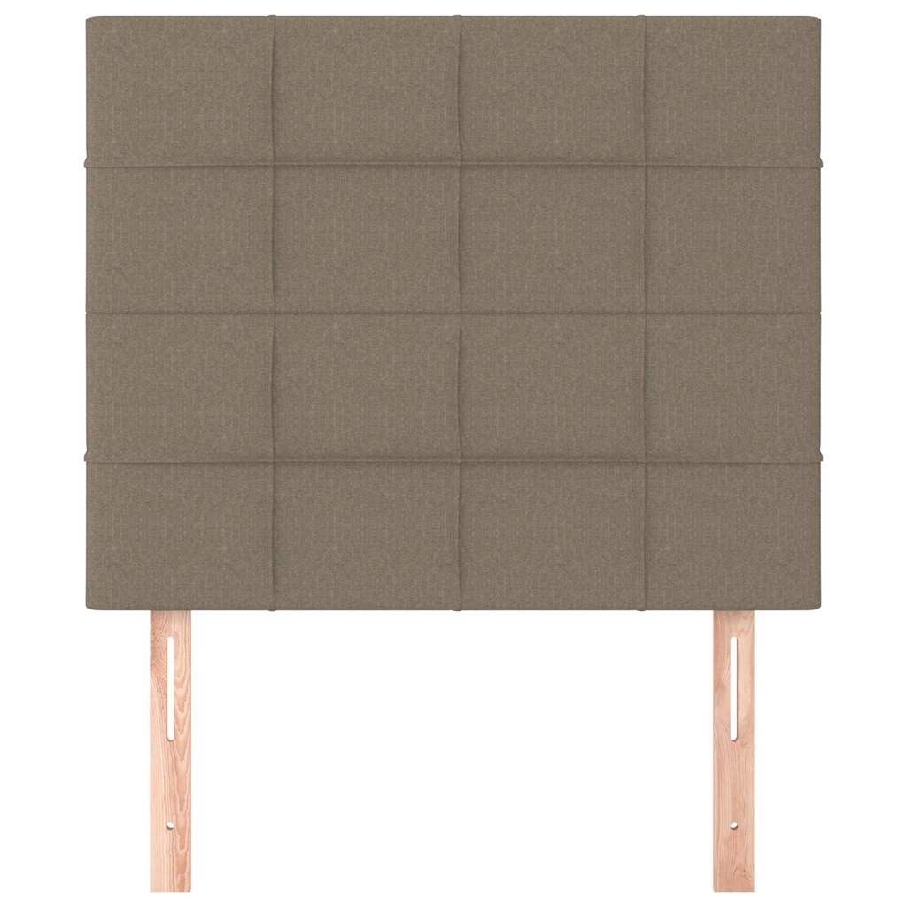 Vidaxl hoofdbord taupe 100x5x118 128 cm stof