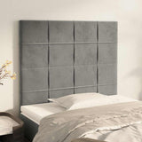 Vidaxl hoofdbord lichtgrijs 100x5x118 128 cm fluweel