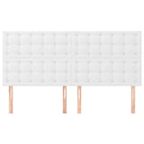 Vidaxl hoofdbord wit 160x5x118 128 cm kunstleer