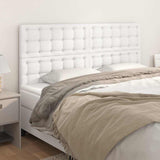 Vidaxl hoofdbord wit 160x5x118 128 cm kunstleer