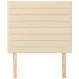 Vidaxl hoofdbord crème 100x5x118 128 cm stof