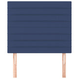 Vidaxl hoofdbord blauw 100x5x118 128 cm stof
