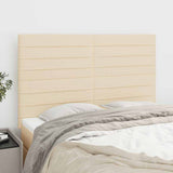 Vidaxl hoofdbord crème 144x5x118 128 cm stof