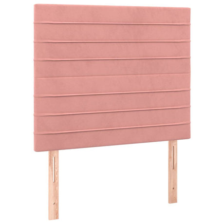 Vidaxl hoofdbord roze 80x5x118 128 cm fluweel
