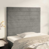 Vidaxl hoofdbord lichtgrijs 100x5x118 128 cm fluweel