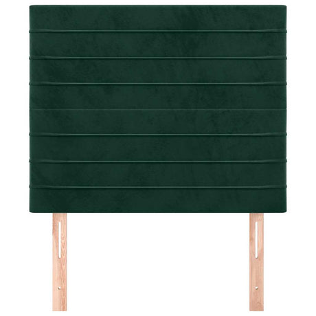 Vidaxl hoofdbord donkergroen 100x5x118 128 cm fluweel