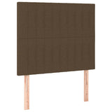 Vidaxl hoofdbord donkerbruin 90x5x118 128 cm stof