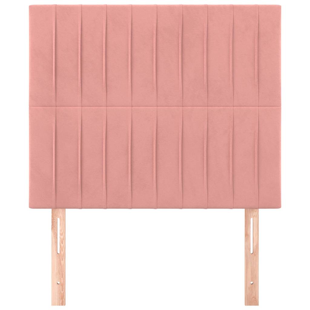 Vidaxl hoofdbord roze 80x5x118 128 cm fluweel