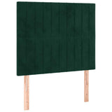 Vidaxl hoofdbord donkergroen 90x5x118 128 cm fluweel