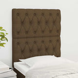 Vidaxl hoofdbord donkerbruin 80x7x118 128 cm stof