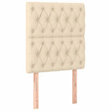 Vidaxl hoofdbord crème 80x7x118 128 cm stof