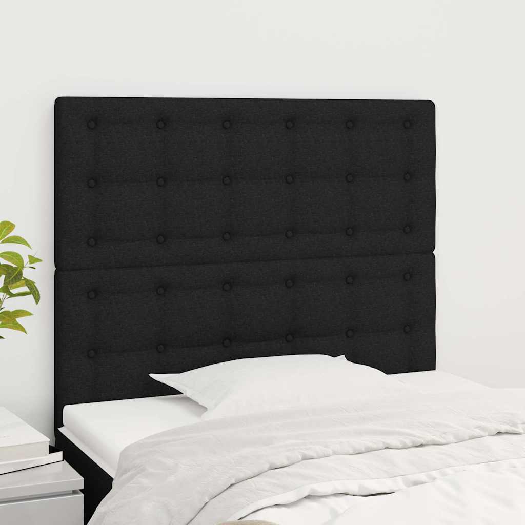 Vidaxl hoofdbord zwart 80x5x118 128 cm stof