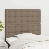 Vidaxl hoofdbord taupe 80x5x118 128 cm stof