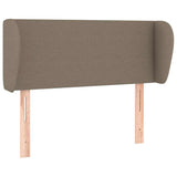Vidaxl hoofdbord met randen 93x23x78 88 cm stof taupe