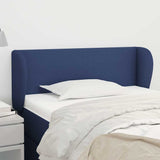 Vidaxl hoofdbord met randen 103x23x78 88 cm stof blauw