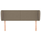 Vidaxl hoofdbord met randen 147x23x78 88 cm stof taupe