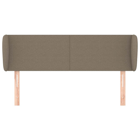 Vidaxl hoofdbord met randen 147x23x78 88 cm stof taupe