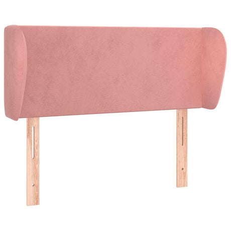 Vidaxl hoofdbord met randen 103x23x78 88 cm fluweel roze