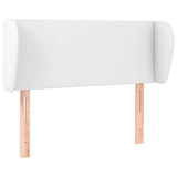Vidaxl hoofdbord met randen 93x23x78 88 cm kunstleer wit