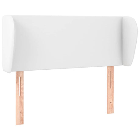 Vidaxl hoofdbord met randen 103x23x78 88 cm kunstleer wit