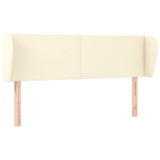 Vidaxl hoofdbord met randen 147x23x78 88 cm kunstleer crèmekleurig