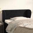 Vidaxl hoofdbord met randen 103x23x78 88 cm fluweel zwart