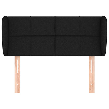 Vidaxl hoofdbord met randen 93x23x78 88 cm stof zwart