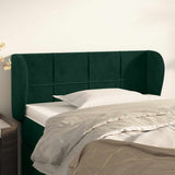 Vidaxl hoofdbord met randen 93x23x78 88 cm fluweel donkergroen