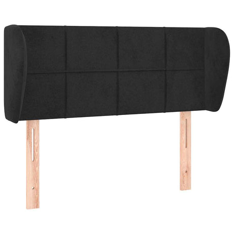 Vidaxl hoofdbord met randen 103x23x78 88 cm fluweel zwart