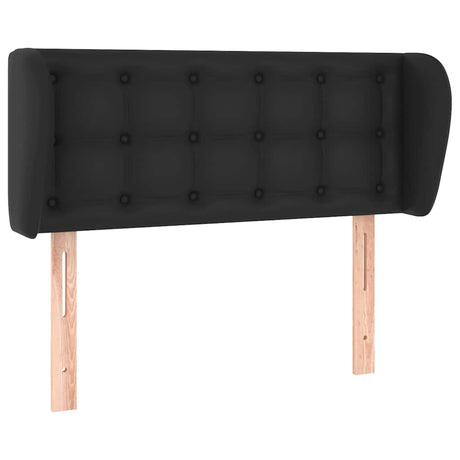 Vidaxl hoofdbord met randen 83x23x78 88 cm kunstleer zwart