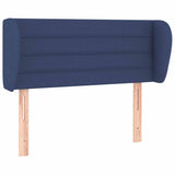 Vidaxl hoofdbord met randen 83x23x78 88 cm stof blauw