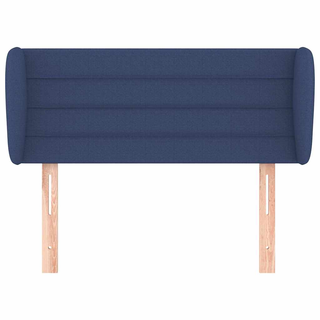 Vidaxl hoofdbord met randen 93x23x78 88 cm stof blauw